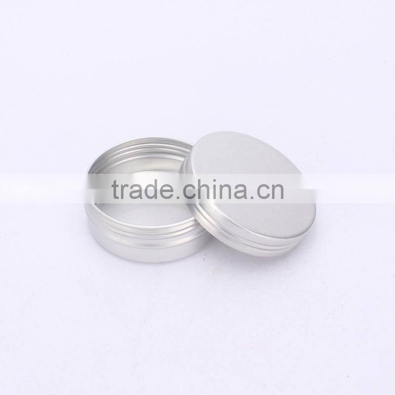 R1928H 60ml 68*25mm aluminum cute small metal tin round boxes