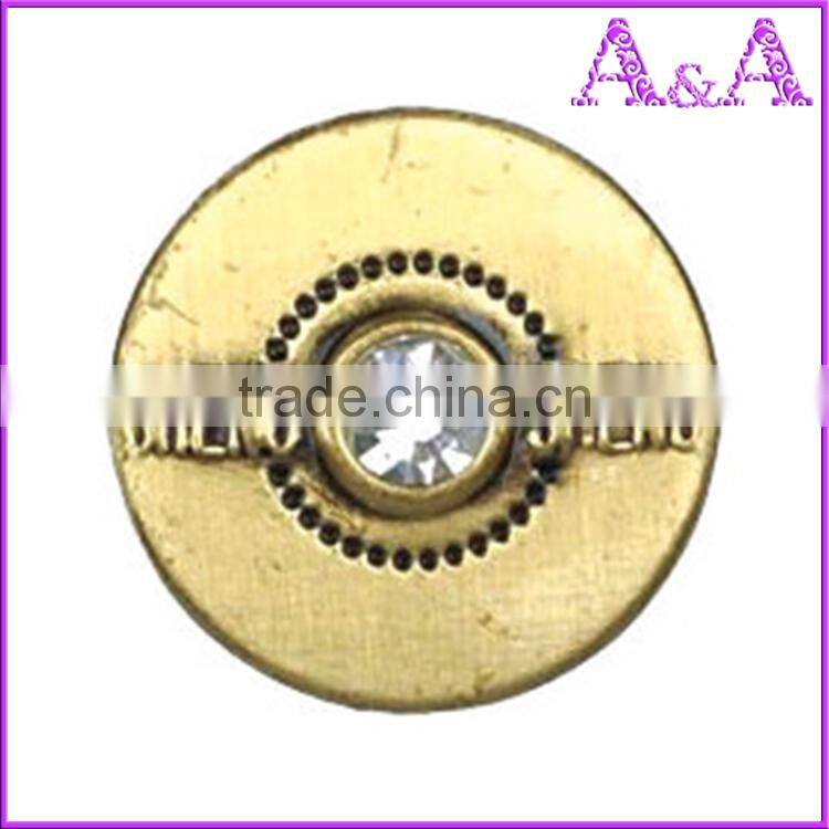 jeans button with stone
