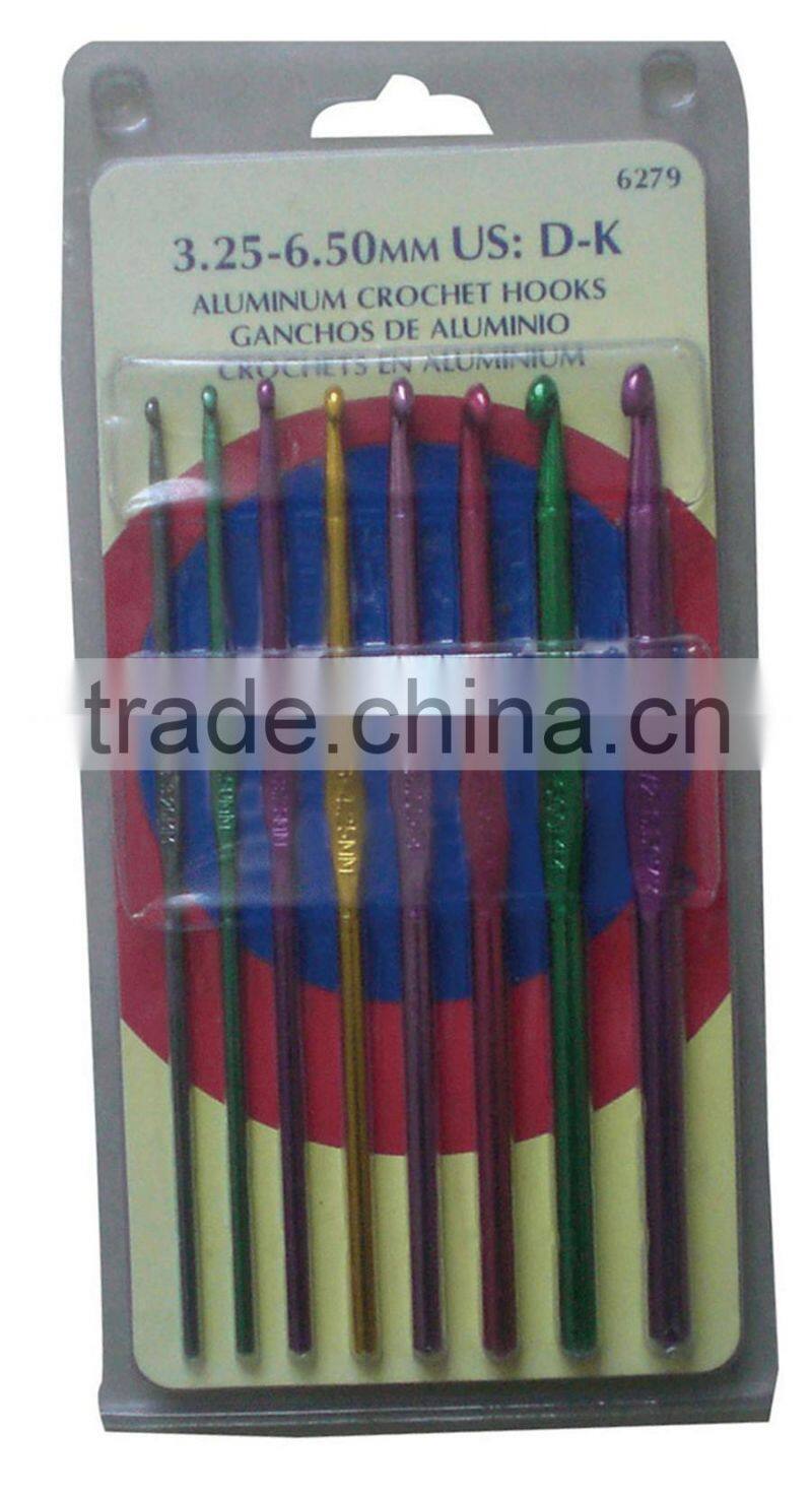Aluminum Household Custom hand driven flat Knitting needle