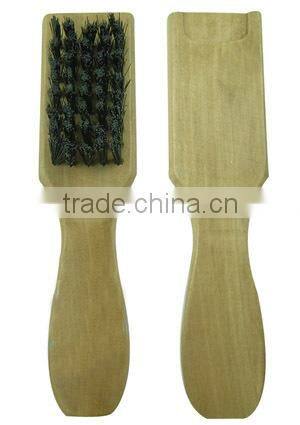 wooden long type horse hair shoe brush