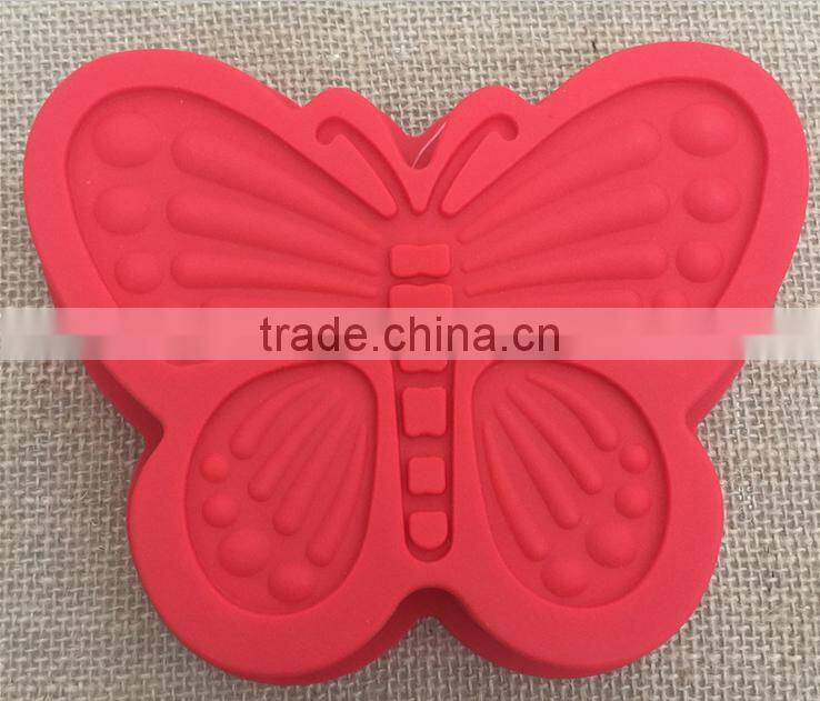 Wholesale safety Butterfly shape silicone chocolate mould,soap mold,diy cake mould