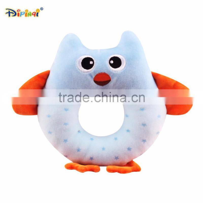 Aipinqi #ARHB523S-1 rattle plush toy owl hand bell toy