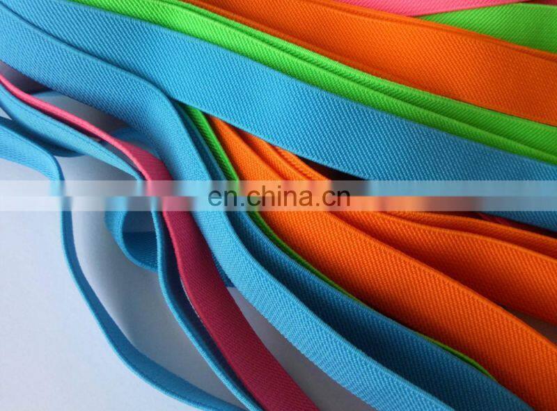 Custom sewing woven twill elastic tape