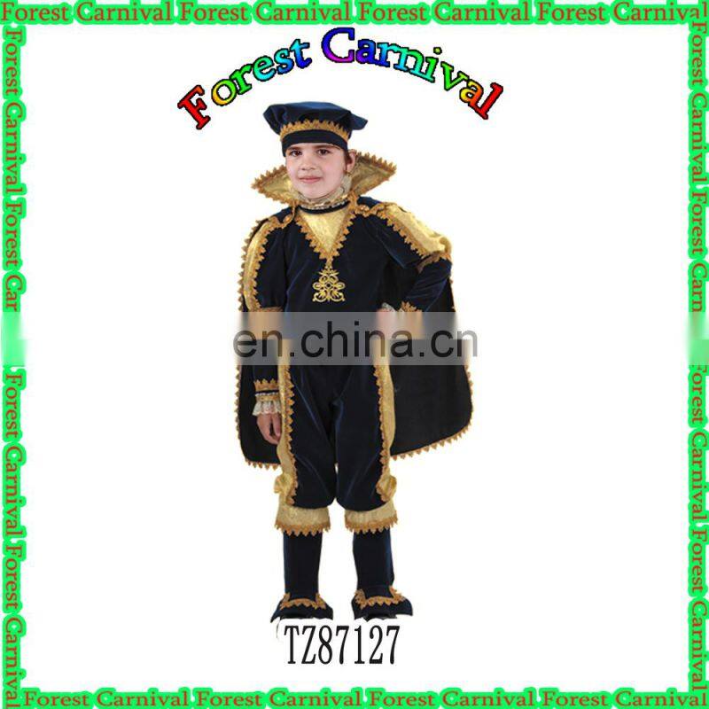 TZ87191 King Costume With Cloak For Kids Boots the cat hero warrior