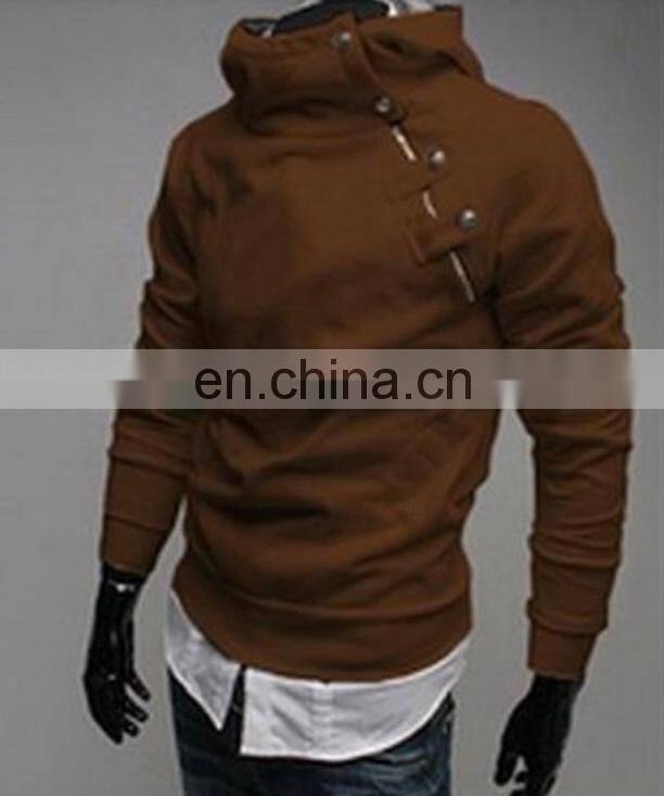 Fashion Mens Slim Fit Designed Hooded Sweatshirt Jumper Top Jacket Coats Hoodies