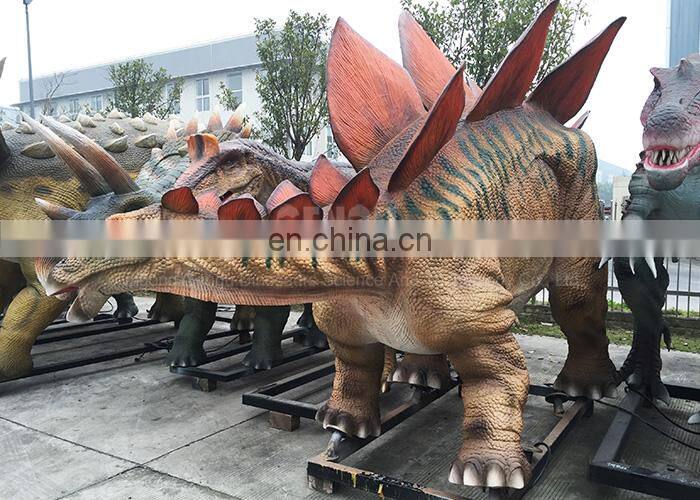 Theme Park Equipment Animatronic Dinosaur Stegosaurus