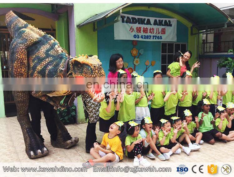 Lifsize Artificial Adult realistic t rex costume for Events