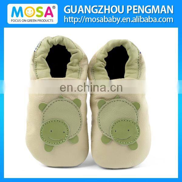 Pink Infant Girl Genuine Leather Shoes With Hot Pink Butterfly Pattern Size 0-4 Years