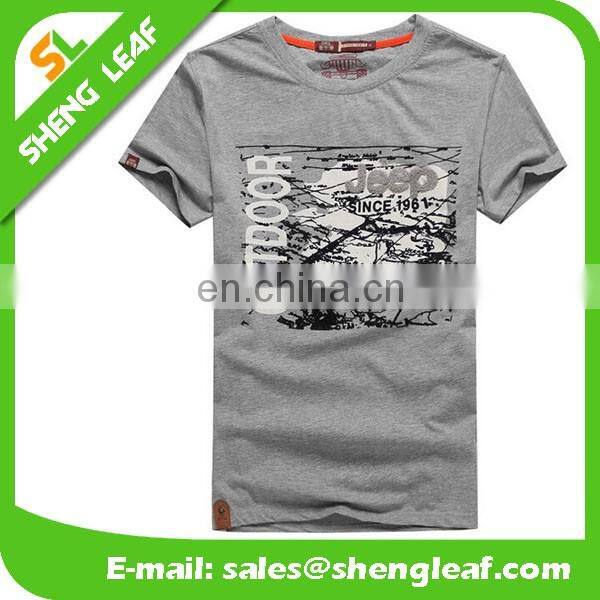 2016 popular design of custom printed t-shirt