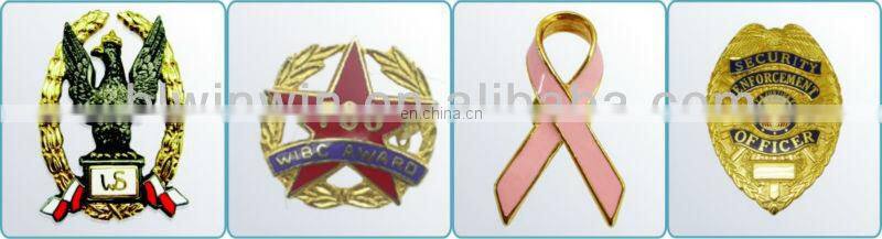 tiger Shaped Lapel Pin soft enamel