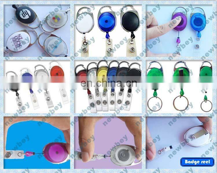 Wholesales 360 degree swivel alligator clip badge reel