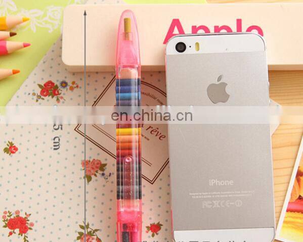 multi- crayon crayon pen 20 colors crystal pen