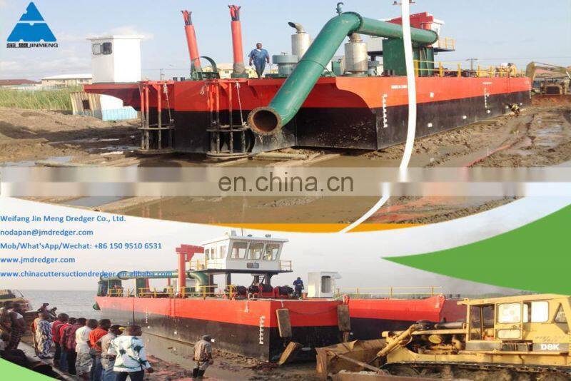 JMD600 26 inch hydraulic cutter suction sand dredger machine and equipment for dredging sea sand dredging