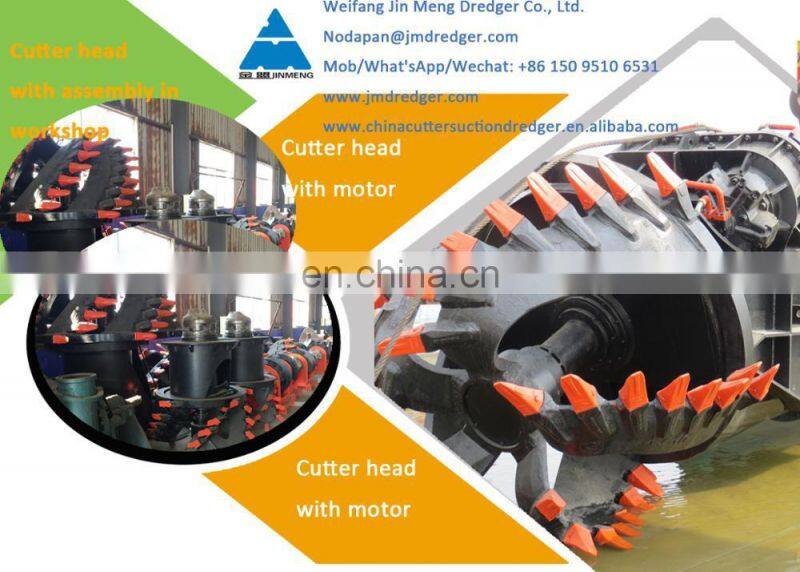 JMD600 26 inch hydraulic cutter suction sand dredger machine and equipment for dredging sea sand dredging