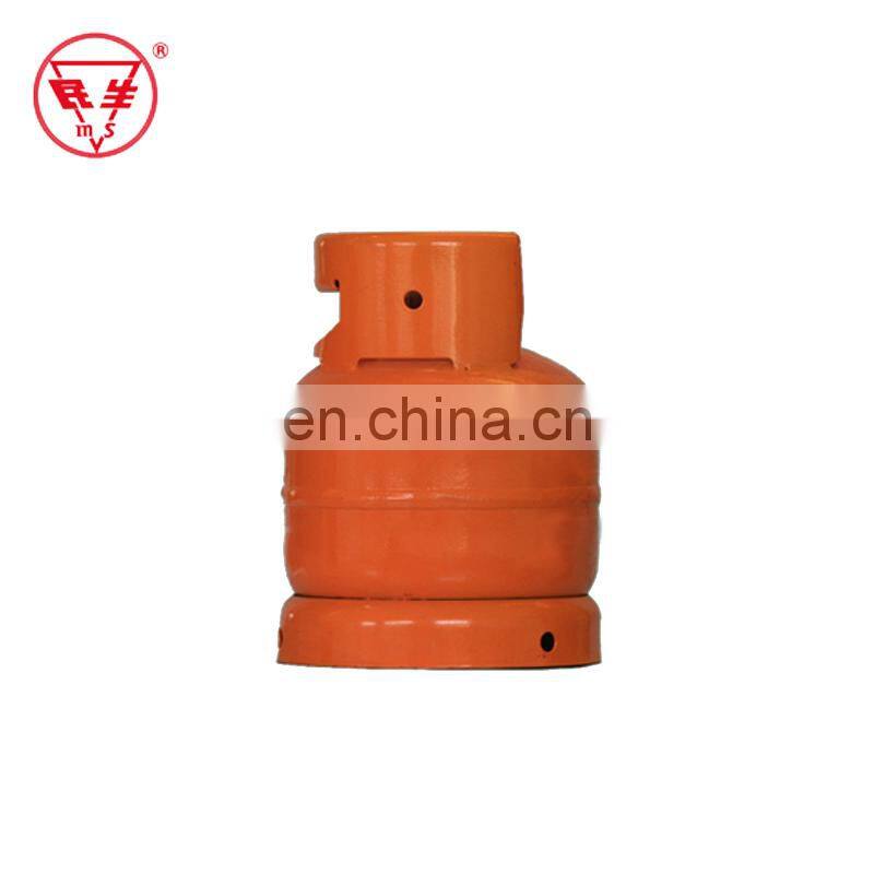 Factory Supplying 3Kg Lpg Cylinder Refillable For South Camping In Africa