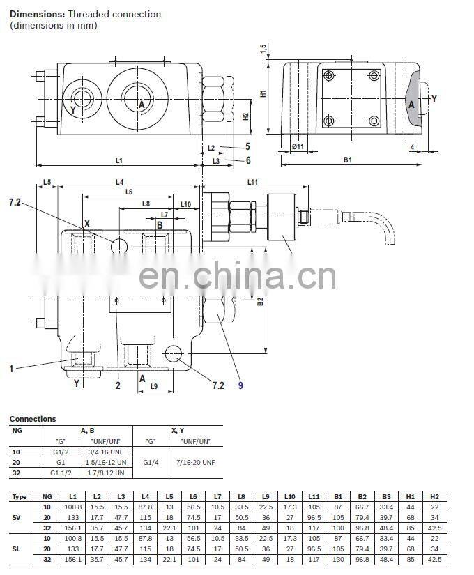 Trade assurance Rexroth solenoid valve R900500095 SL 30 PA1-4X/V