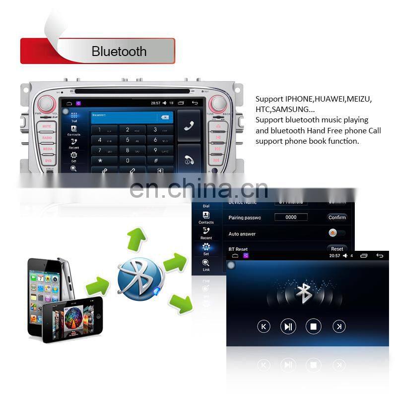 7 Inch Android capacitive car Radio GPS Navigation for Mondeo