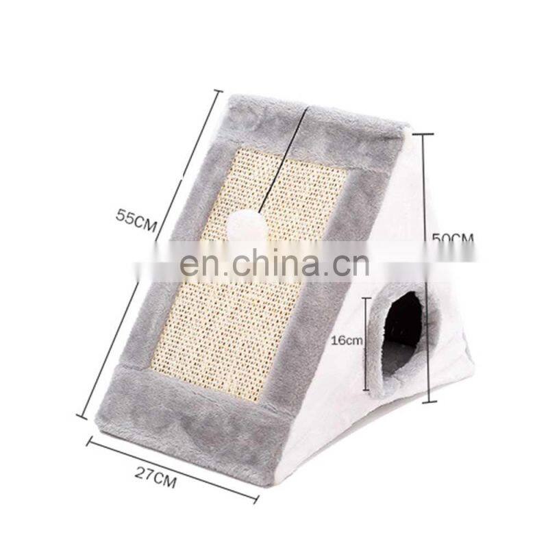 Hot Sale Eco Friendly Multi-functional House Fleece Bedding Products Pet Bed Cat Nest