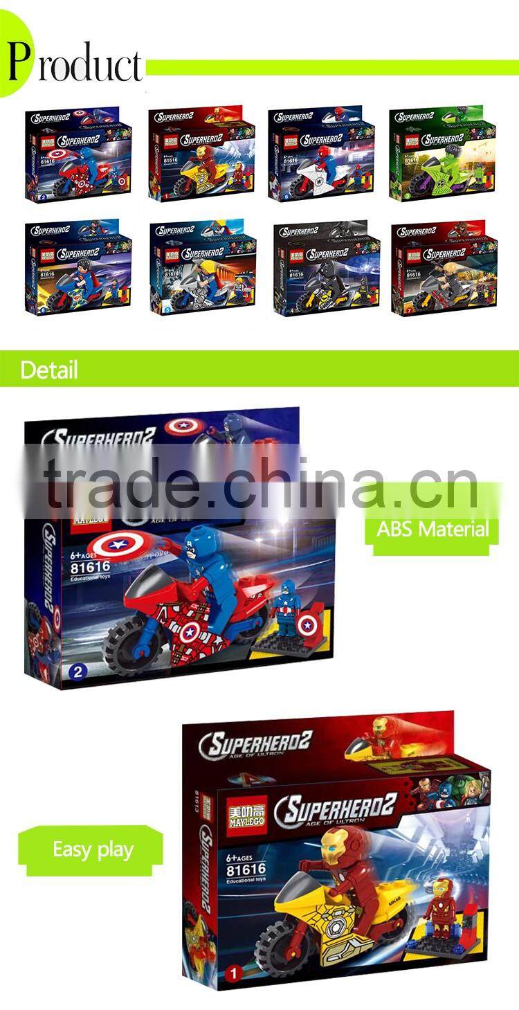 Hot toys kids interlocking building block toys on sale