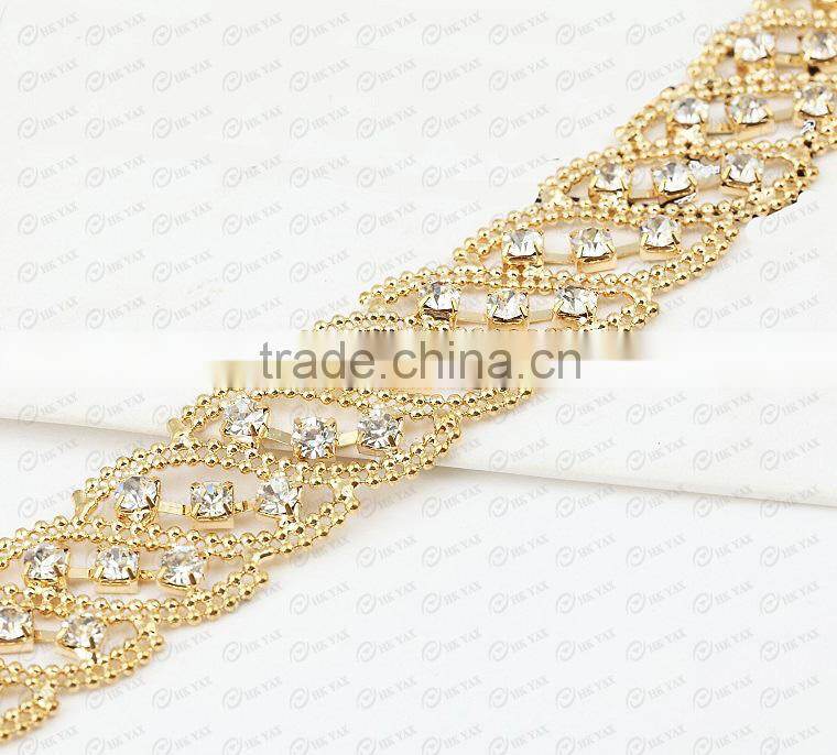 0516L crystal rhinestone bikini connector, rhinestone connector for bikini, rhinestone bikini connector