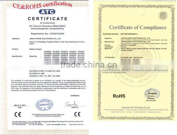 48V60V72V96V High Standard Waterproof Electric Motor Boat Battery Charger