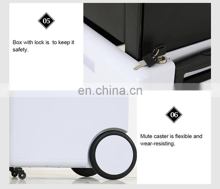 Cosmetic rolling makeup train case beauty hair salon equipment trolley travel case professional