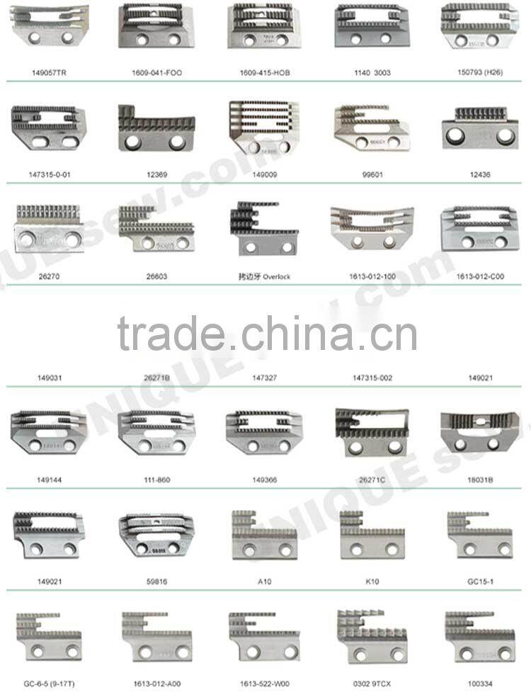 Feed dog of sewing machine