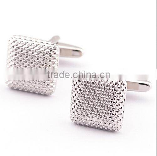 Silver Man Party Gift Gentleman Cytstal Hot Sell New Cufflinks Wedding Cuff Link