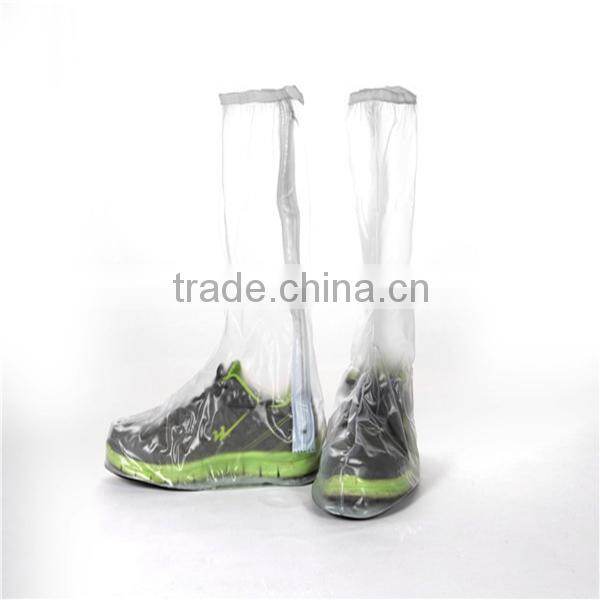 Transparent rain-proof shoe cover man galoshes with high quality