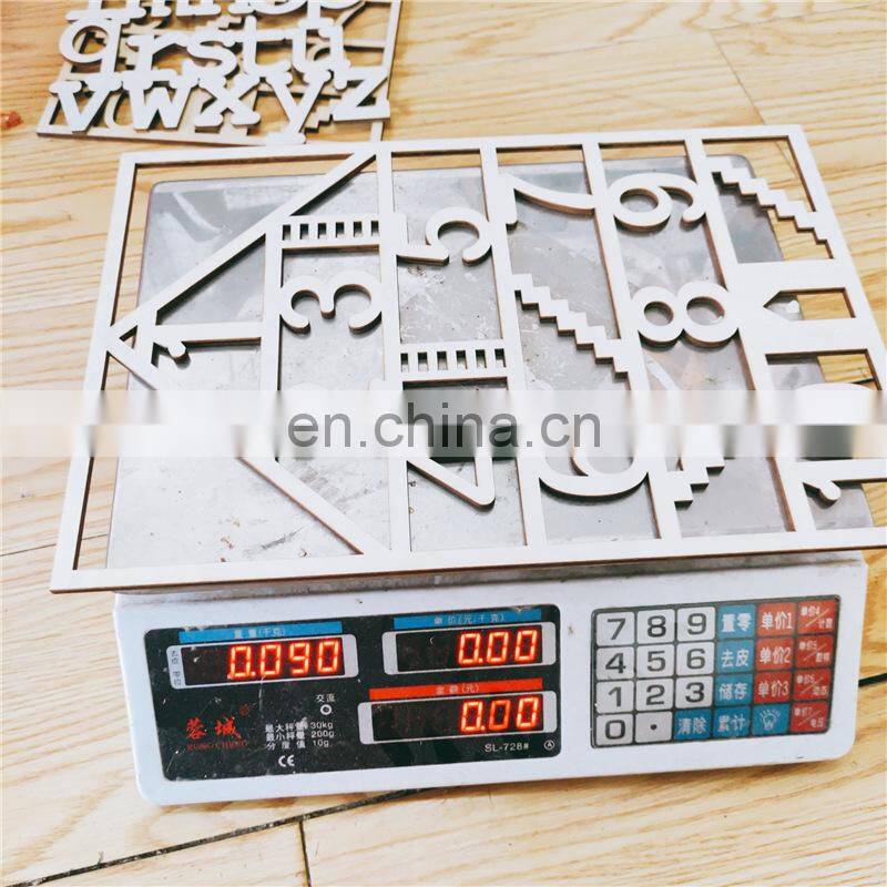 INS simple 26 wooden letters hanging flag party pull flag children's room decoration hanging wall photography props