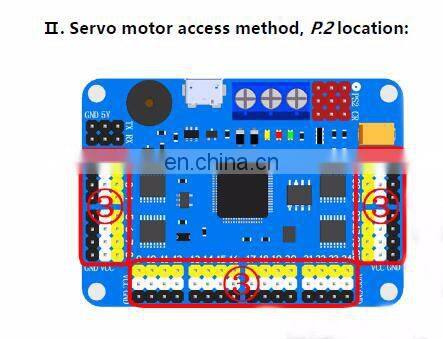 32 Channel Servo Controller Board Wireless Control for PS2 USB/UART Connection Mode