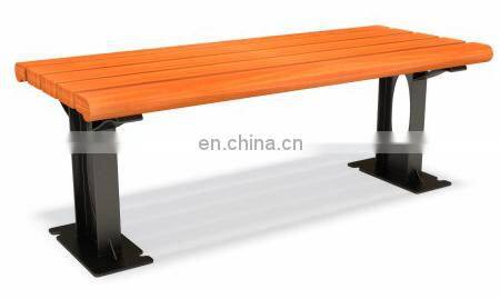 Outdoor garden wood bench