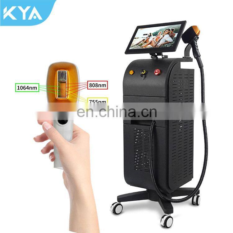 808 Diode Laser Hair Removal Device A-lma 755 808 1064 Mixed 3 wavelengths Suitable for all skin tones OEM/ODM