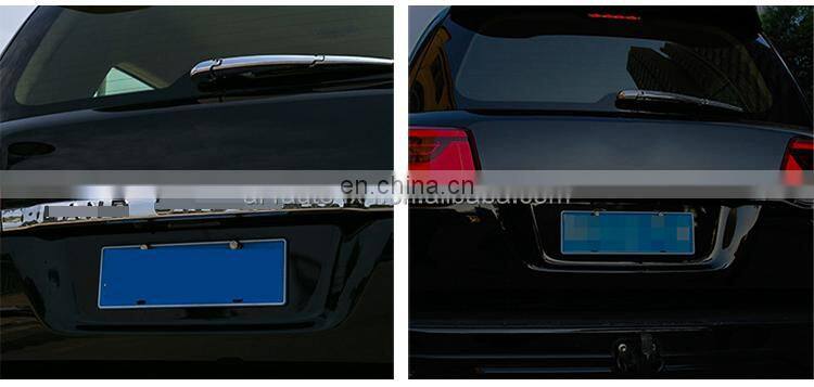 ABS Chrome Rear Trunk Lid Cover Trim With LED For Land Cruiser 2016+