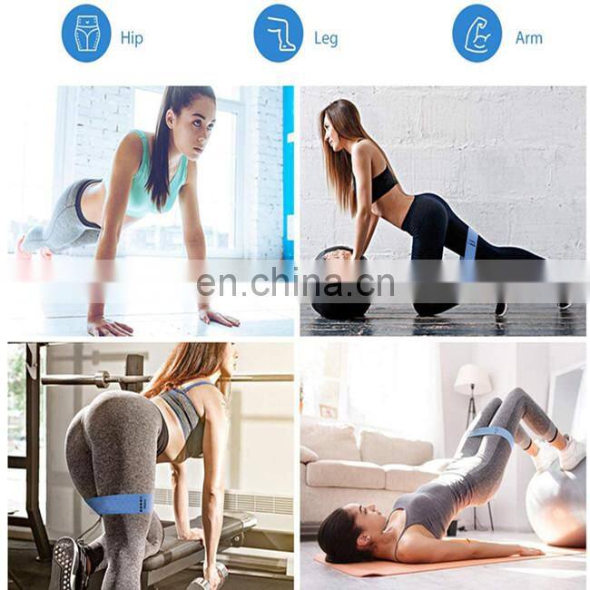 Eco-friendly New Textile Fabric Resistance Loops Bands Set For Legs