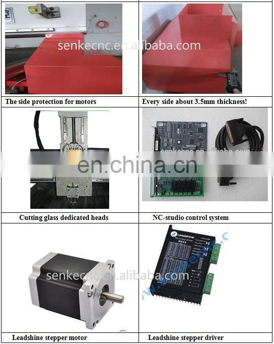 made in China 450*450mm cnc glass cutting machine/milling machine engraver cnc4545 for mirror windows