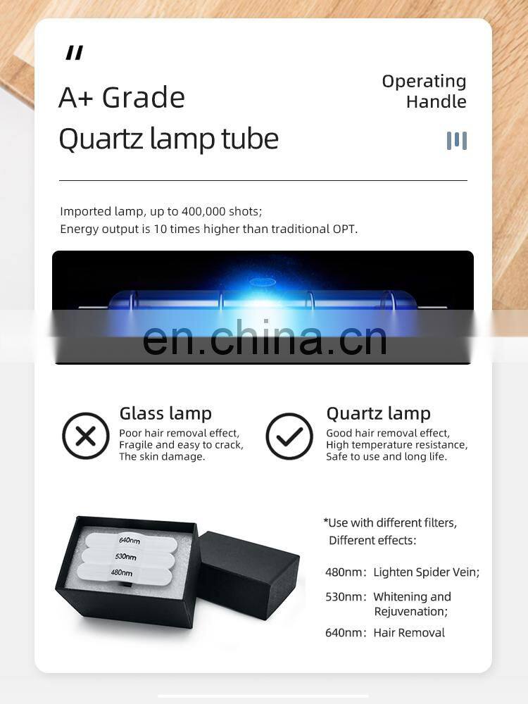 Fast hair removal system 360 magnetic hair removal updated on IPL basic technology