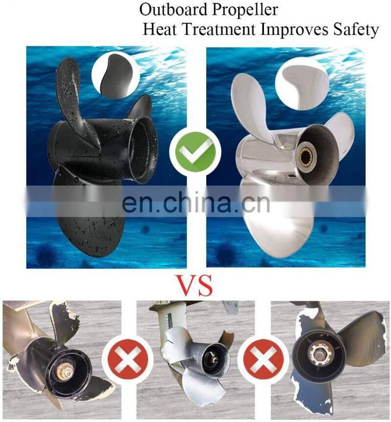 Marine Aluminum Two-stroke Outboard Motor Propeller 115HP