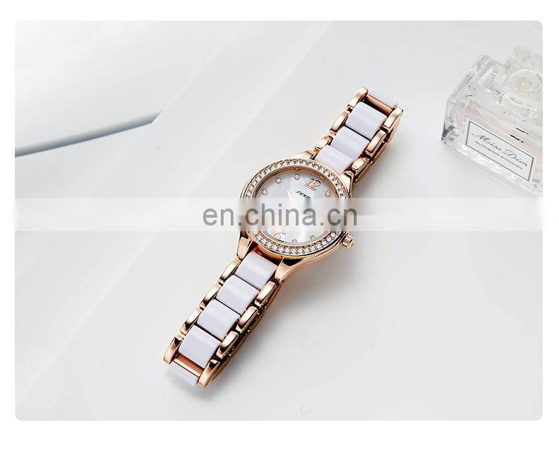 Sinobi women watches luxury diamond Wristwatch Fashion Watches S9581L Digital Watch For Girl
