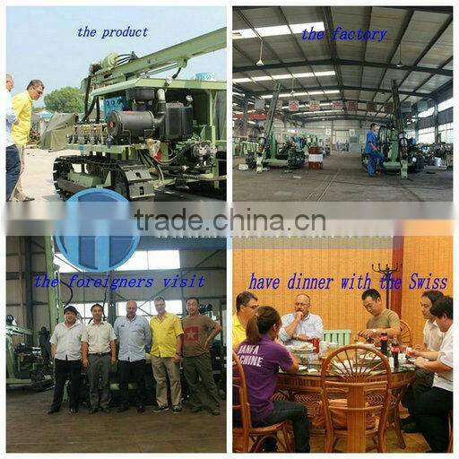 Crawler type rock drilling rig! HF138Y blasting hole drilling machine