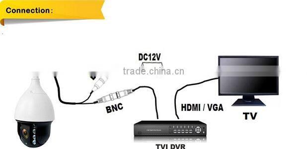 new design 960P TVI ptz camera 27X Optical zoom 150 Meter night vision camera support ip66 1.3MP TVI IR High Speed Dome Camera