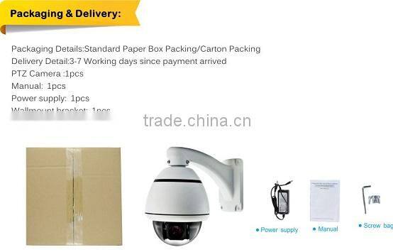 HD TVI 960P high resolution camera, 1.3 Mp Sony sensor 10x Zoom Sony High Speed Dome Camera with high performance