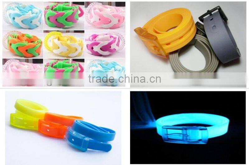 Fashion eco-friendly belt silicone for men