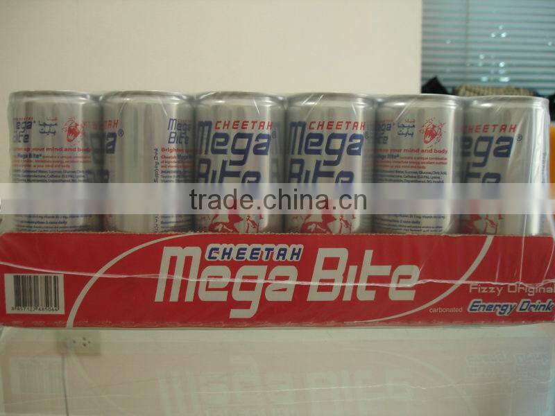 Cheetah Mega Bite Carbonated Energy Drink ( Fizzy Original )