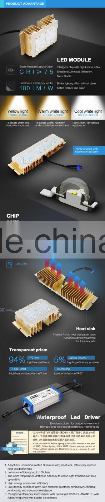 Outdoor flood lighting Publich Lighting warm white 100w led flood light