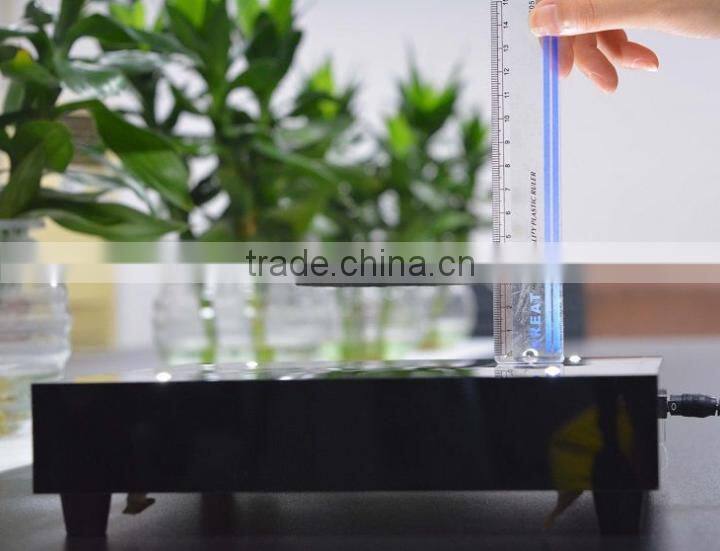 High technique acrylic led magnetic levitation gift floating photo frame