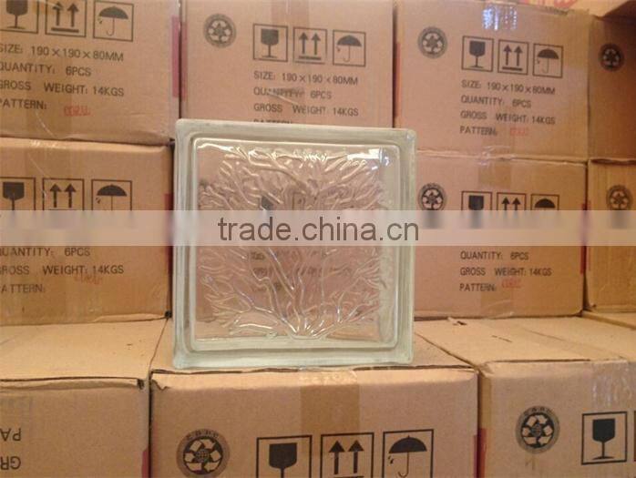 Hot sale clear building glass bricks, glass blocks
