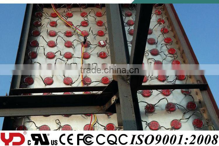 YD IP68 CE UL FCC V-0 clear advertising pixel outdoor logo LED Lights