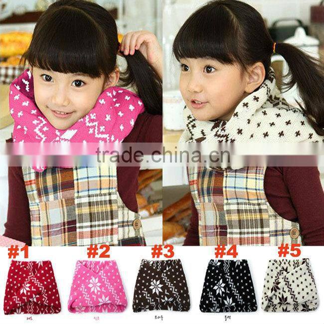 Warm Knitted Snow Baby Winter Scarf