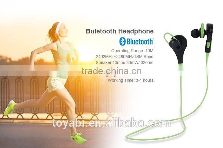 bluetooth noise cancelling headphone it is in-ear earphone with flat cable